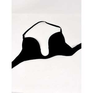 Victoria’s Secret Women's Deep U-Plunge Backless Push-Up Bra Black Size 34B